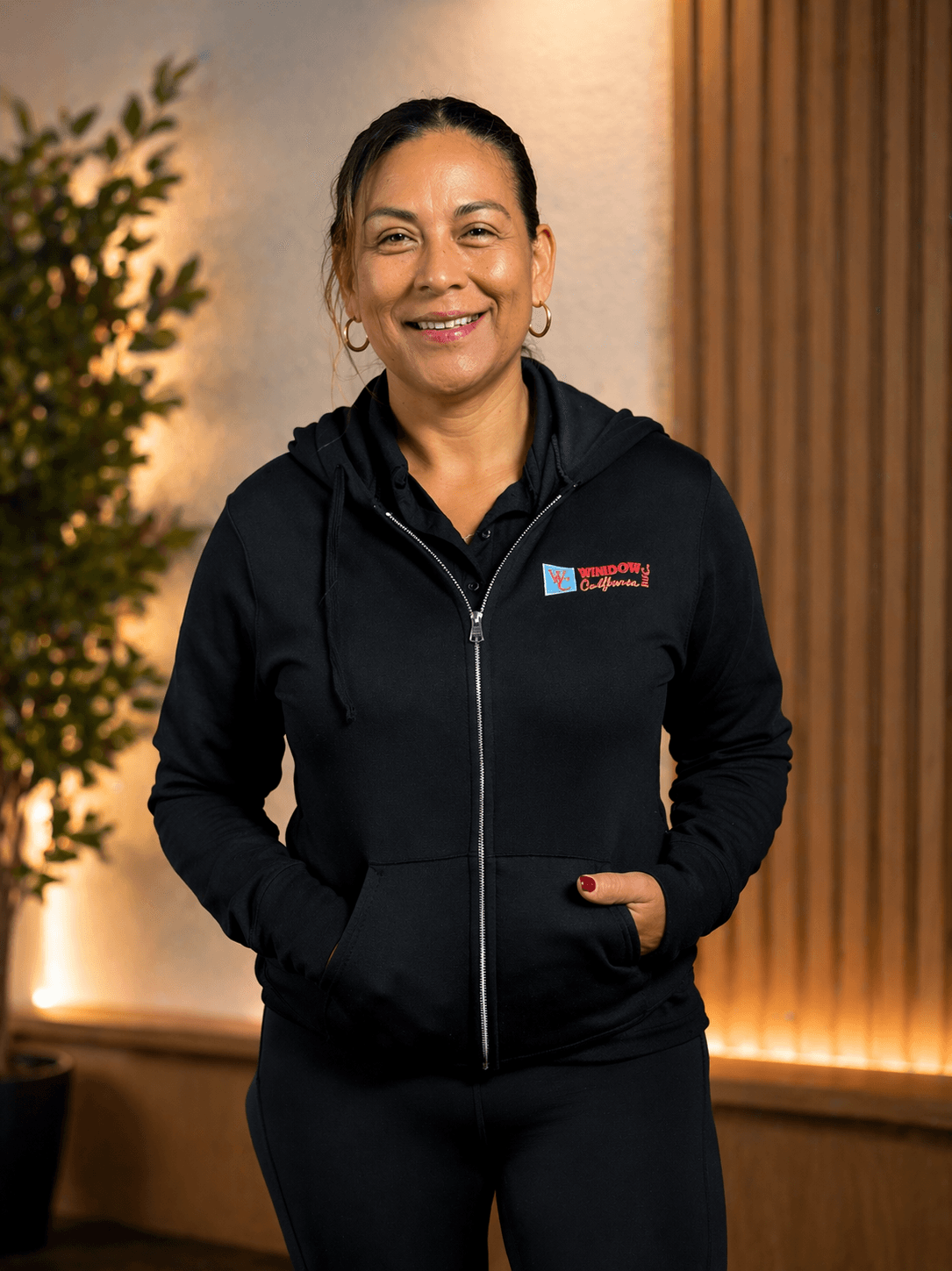 Custom zip-up hoodie — Window Craftsmen